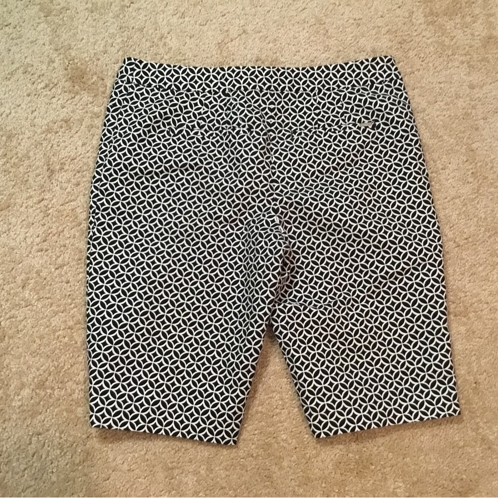 White House Black Market Geometric Print Shorts
